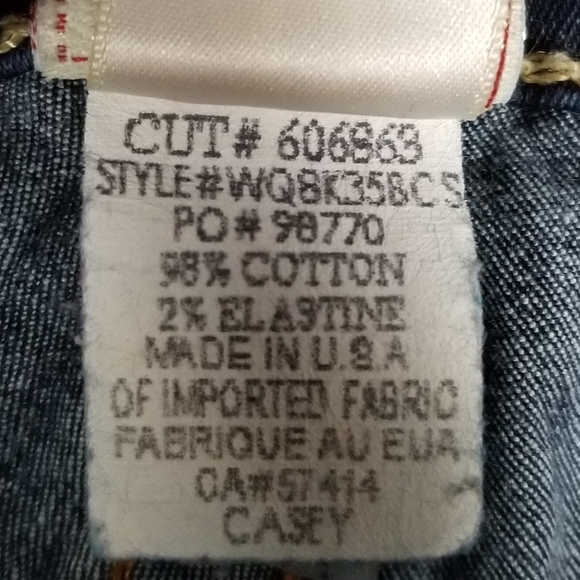 True Religion Casey Super Skinny Low Rise Ankle Length Jeans Women's Size 26 - Picture 12 of 15